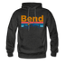 Bend, Oregon Hoodie - Retro Mountain & Birds Bend Hooded Sweatshirt - charcoal gray