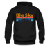 Big Sky, Montana Hoodie - Retro Mountain & Birds Big Sky Hooded Sweatshirt - black