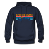 Crested Butte Hoodie - Retro Mountain & Birds Crested Butte Hooded Sweatshirt