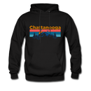 Chattanooga, Tennessee Hoodie - Retro Mountain & Birds Chattanooga Hooded Sweatshirt - black