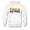 Frisco, Colorado Hoodie - Retro Mountain & Birds Frisco Hooded Sweatshirt - white
