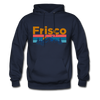 Frisco, Colorado Hoodie - Retro Mountain & Birds Frisco Hooded Sweatshirt
