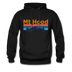 Mt Hood, Oregon Hoodie - Retro Mountain & Birds Mt Hood Hooded Sweatshirt - black