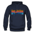 Sun Valley, Idaho Hoodie - Retro Mountain & Birds Sun Valley Hooded Sweatshirt - navy