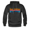 Sun Valley, Idaho Hoodie - Retro Mountain & Birds Sun Valley Hooded Sweatshirt