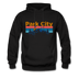 Park City, Utah Hoodie - Retro Mountain & Birds Park City Hooded Sweatshirt - black