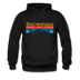 Snowmass, Colorado Hoodie - Retro Mountain & Birds Snowmass Hooded Sweatshirt - black