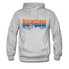 Snowmass, Colorado Hoodie - Retro Mountain & Birds Snowmass Hooded Sweatshirt
