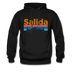 Salida, Colorado Hoodie - Retro Mountain & Birds Salida Hooded Sweatshirt - black