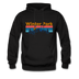 Winter Park, Colorado Hoodie - Retro Mountain & Birds Winter Park Hooded Sweatshirt - black