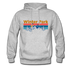 Winter Park, Colorado Hoodie - Retro Mountain & Birds Winter Park Hooded Sweatshirt - heather gray