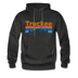 Truckee, California Hoodie - Retro Mountain & Birds Truckee Hooded Sweatshirt - charcoal gray