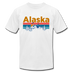 Alaska T-Shirt - Retro Mountain & Birds Unisex Alaska T Shirt - white