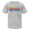 Beaver Creek, Colorado T-Shirt - Retro Mountain & Birds Unisex Beaver Creek T Shirt - heather gray