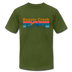Beaver Creek, Colorado T-Shirt - Retro Mountain & Birds Unisex Beaver Creek T Shirt - olive