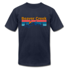 Beaver Creek, Colorado T-Shirt - Retro Mountain & Birds Unisex Beaver Creek T Shirt - navy