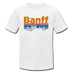 Banff, Canada T-Shirt - Retro Mountain & Birds Unisex Banff T Shirt - white