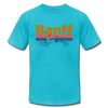 Banff, Canada T-Shirt - Retro Mountain & Birds Unisex Banff T Shirt