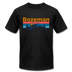 Bozeman, Montana T-Shirt - Retro Mountain & Birds Unisex Bozeman T Shirt - black