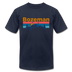 Bozeman, Montana T-Shirt - Retro Mountain & Birds Unisex Bozeman T Shirt - navy