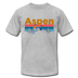 Aspen, Colorado T-Shirt - Retro Mountain & Birds Unisex Aspen T Shirt - heather gray