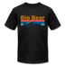 Big Bear, California T-Shirt - Retro Mountain & Birds Unisex Big Bear T Shirt - black