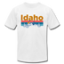 Idaho T-Shirt - Retro Mountain & Birds Unisex Idaho T Shirt - white
