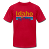 Idaho T-Shirt - Retro Mountain & Birds Unisex Idaho T Shirt