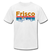 Frisco, Colorado T-Shirt - Retro Mountain & Birds Unisex Frisco T Shirt - white