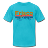 Frisco, Colorado T-Shirt - Retro Mountain & Birds Unisex Frisco T Shirt - turquoise