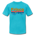 Frisco, Colorado T-Shirt - Retro Mountain & Birds Unisex Frisco T Shirt - turquoise