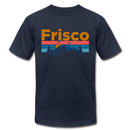 Frisco, Colorado T-Shirt - Retro Mountain & Birds Unisex Frisco T Shirt - navy