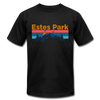 Estes Park, Colorado T-Shirt - Retro Mountain & Birds Unisex Estes Park T Shirt
