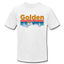 Golden, Colorado T-Shirt - Retro Mountain & Birds Unisex Golden T Shirt - white