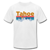 Lake Tahoe, California T-Shirt - Retro Mountain & Birds Unisex Lake Tahoe T Shirt - white