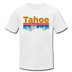 Lake Tahoe, California T-Shirt - Retro Mountain & Birds Unisex Lake Tahoe T Shirt - white