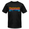 Mammoth, California T-Shirt - Retro Mountain & Birds Unisex Mammoth T Shirt - black