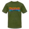Mammoth, California T-Shirt - Retro Mountain & Birds Unisex Mammoth T Shirt - olive