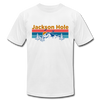 Jackson Hole, Wyoming T-Shirt - Retro Mountain & Birds Unisex Jackson Hole T Shirt