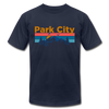 Park City, Utah T-Shirt - Retro Mountain & Birds Unisex Park City T Shirt