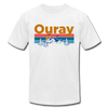 Ouray, Colorado T-Shirt - Retro Mountain & Birds Unisex Ouray T Shirt