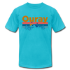 Ouray, Colorado T-Shirt - Retro Mountain & Birds Unisex Ouray T Shirt