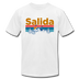Salida, Colorado T-Shirt - Retro Mountain & Birds Unisex Salida T Shirt - white