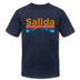 Salida, Colorado T-Shirt - Retro Mountain & Birds Unisex Salida T Shirt - navy