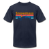 Snowmass, Colorado T-Shirt - Retro Mountain & Birds Unisex Snowmass T Shirt - navy