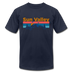 Sun Valley, Idaho T-Shirt - Retro Mountain & Birds Unisex Sun Valley T Shirt - navy