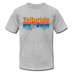 Telluride, Colorado T-Shirt - Retro Mountain & Birds Unisex Telluride T Shirt - heather gray