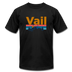 Vail, Colorado T-Shirt - Retro Mountain & Birds Unisex Vail T Shirt - black