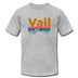 Vail, Colorado T-Shirt - Retro Mountain & Birds Unisex Vail T Shirt - heather gray