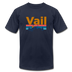 Vail, Colorado T-Shirt - Retro Mountain & Birds Unisex Vail T Shirt - navy